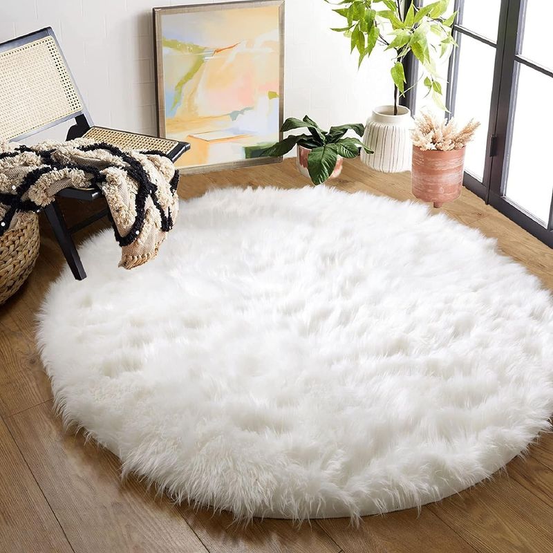 Faux Fur Area Rug