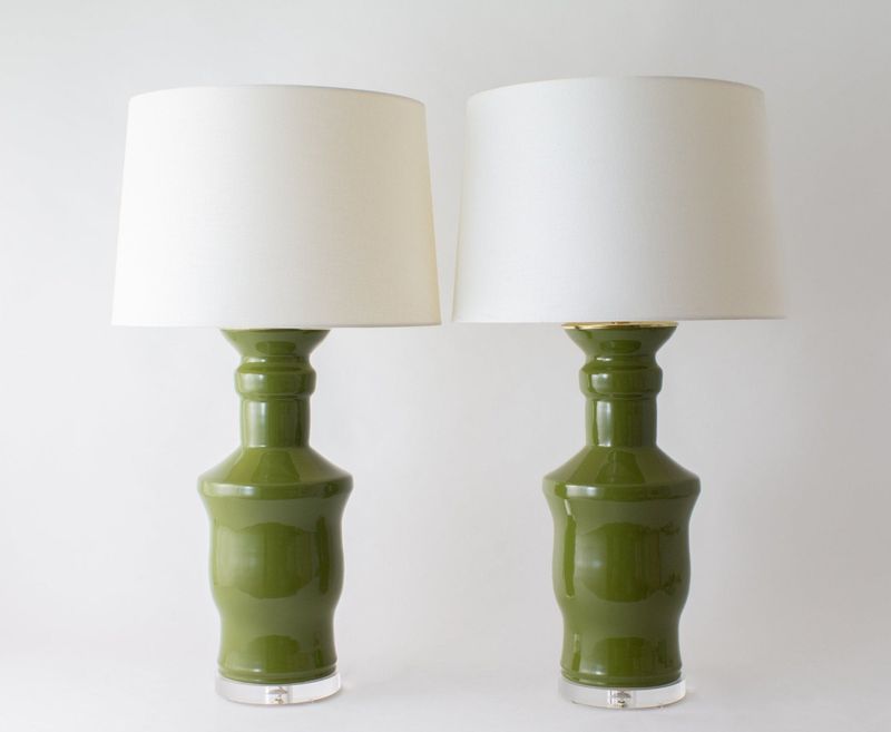 Fern Green Bedside Lamps