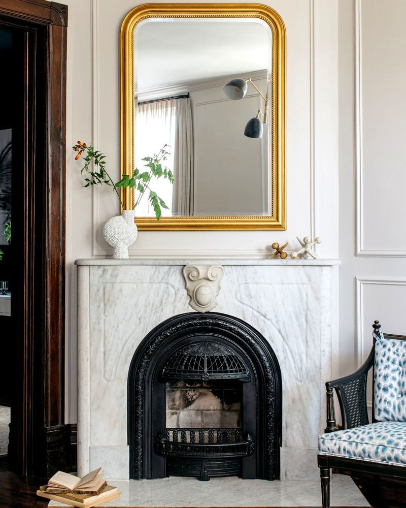 Fireplace with Cast Iron Surround