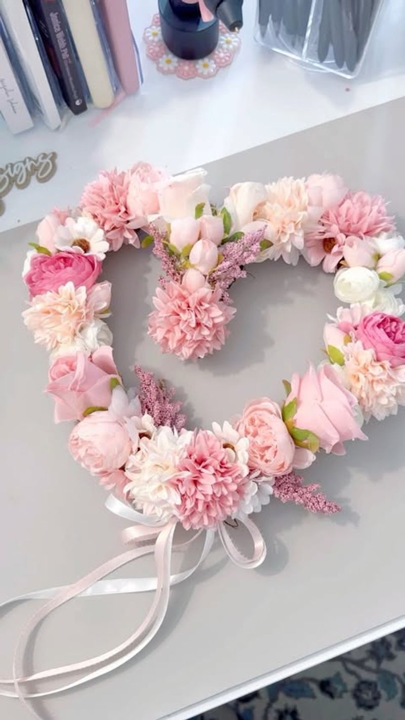 Floral Heart Wreath