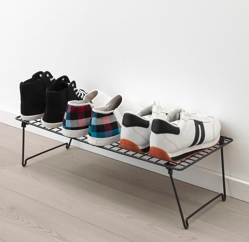 Foldable Metal Shoe Rack