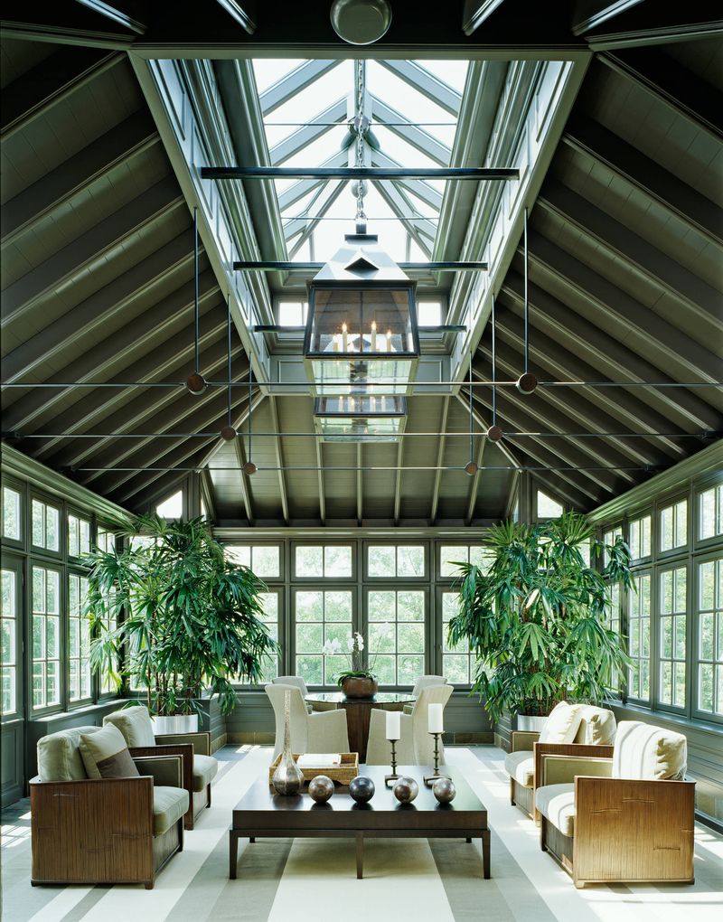 Forest Green Sunroom