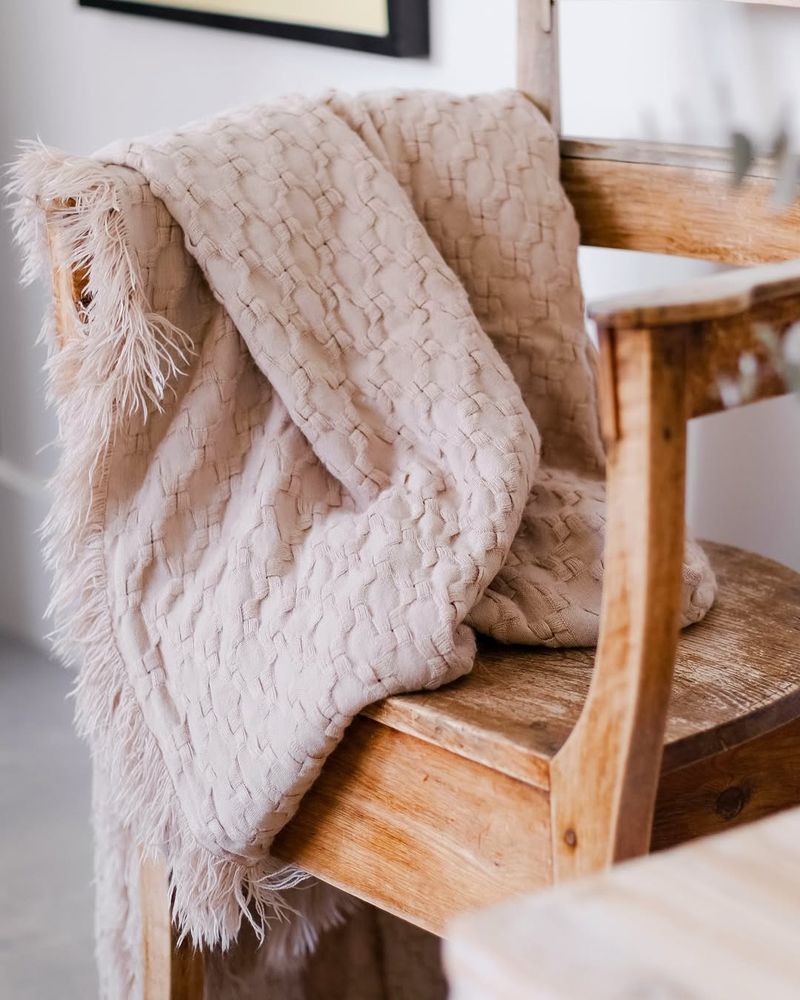 Frayed Throw Blankets