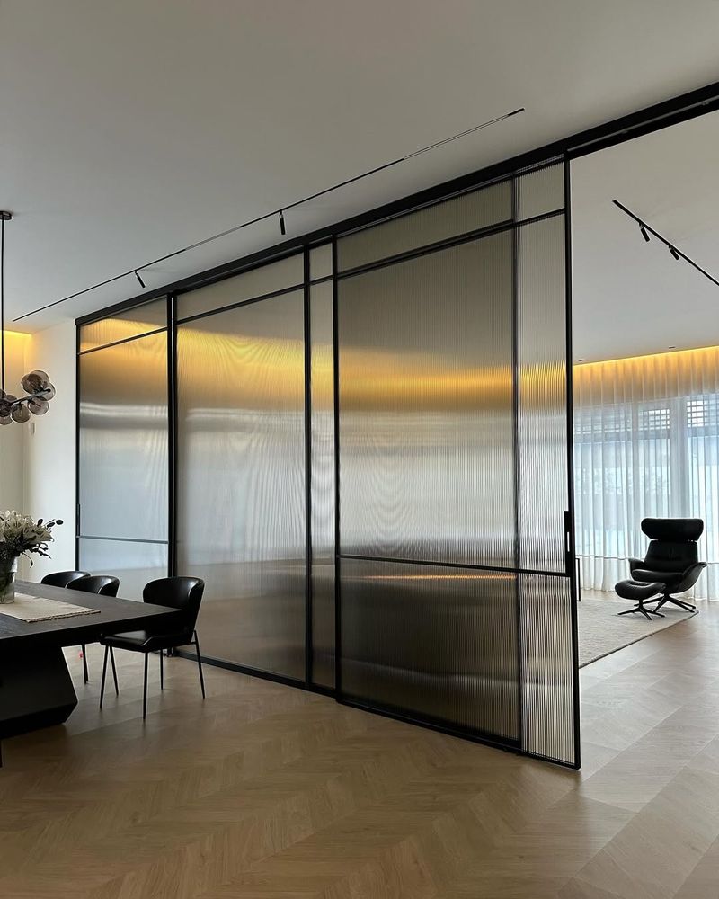 Frosted Glass Divider