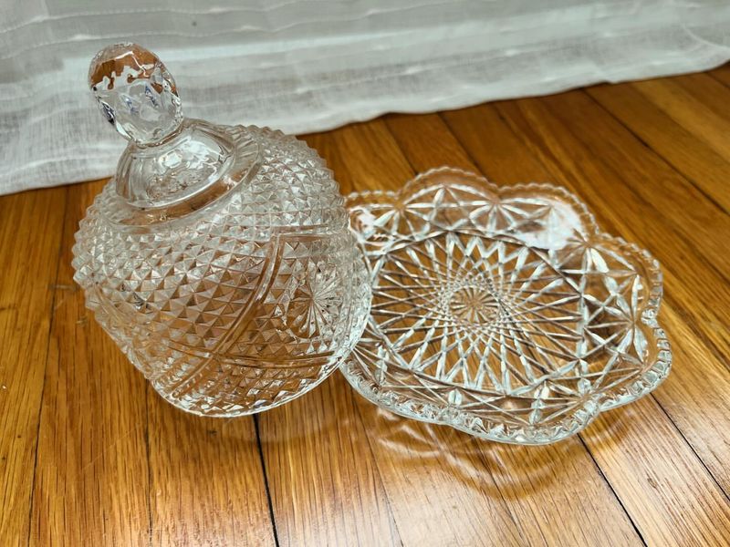 Glass Butter Dish