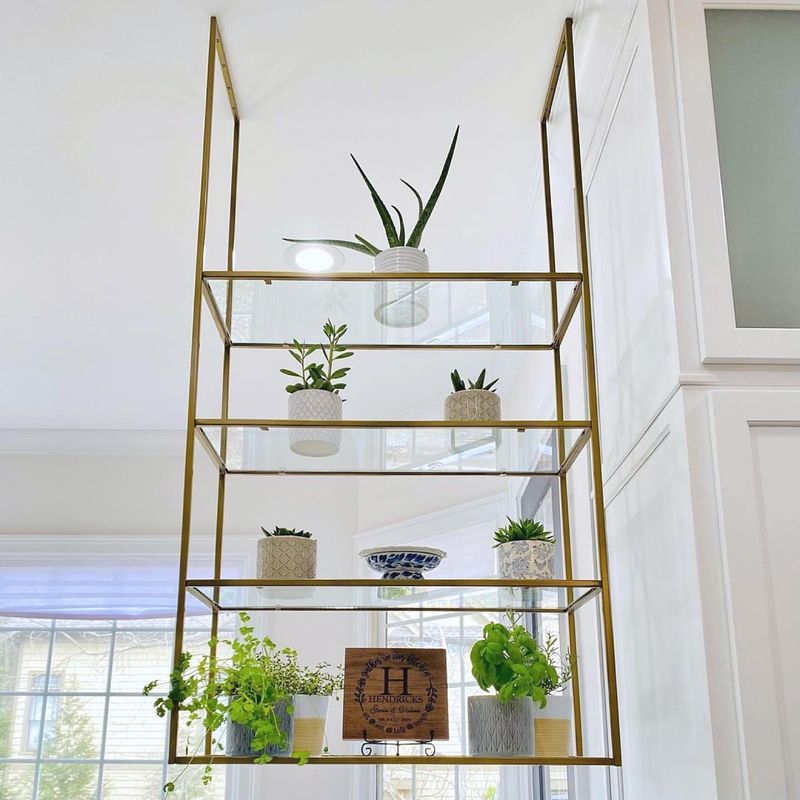 Glass Shelving Elegance