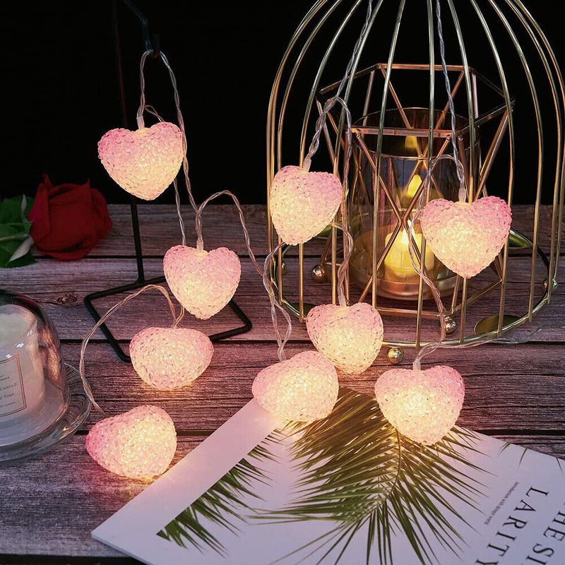 Heart-Shaped Fairy Lights