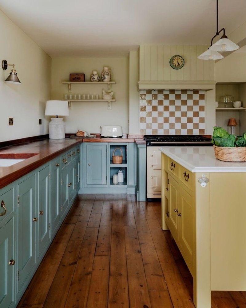 Mismatched Cabinets