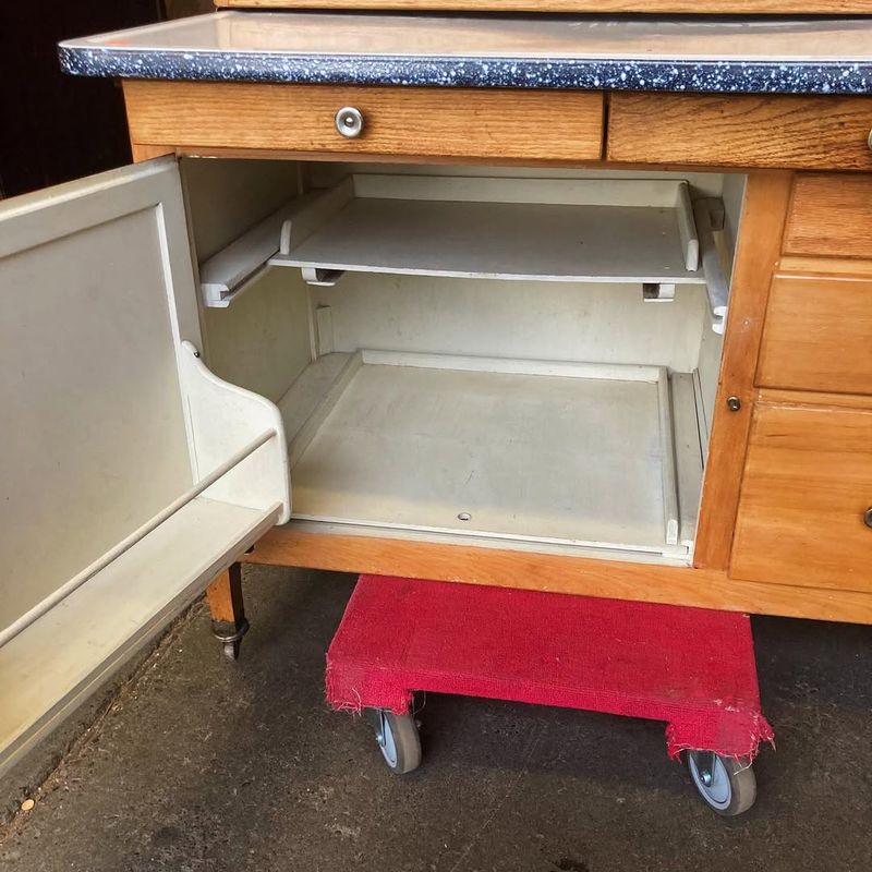 Built-In Flour Bins