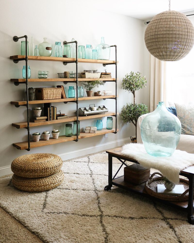 Industrial Pipe Shelving