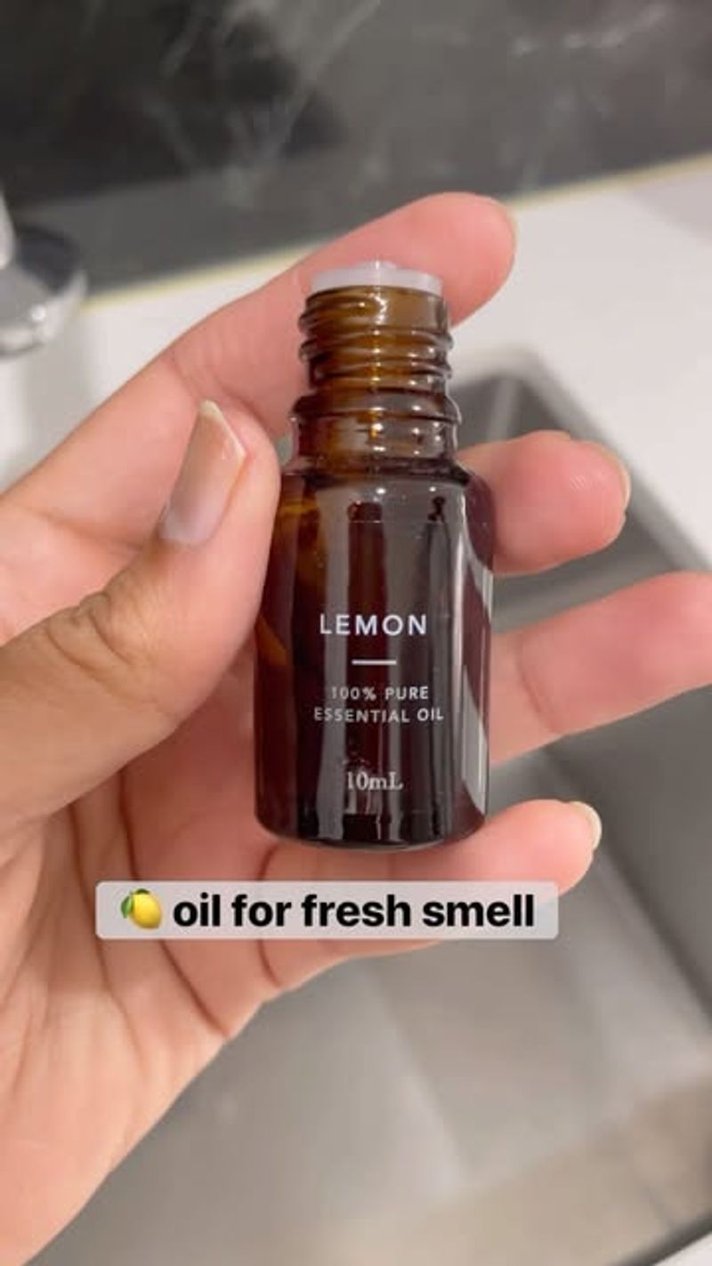 Lemon Essential Oil for Fridge Freshness