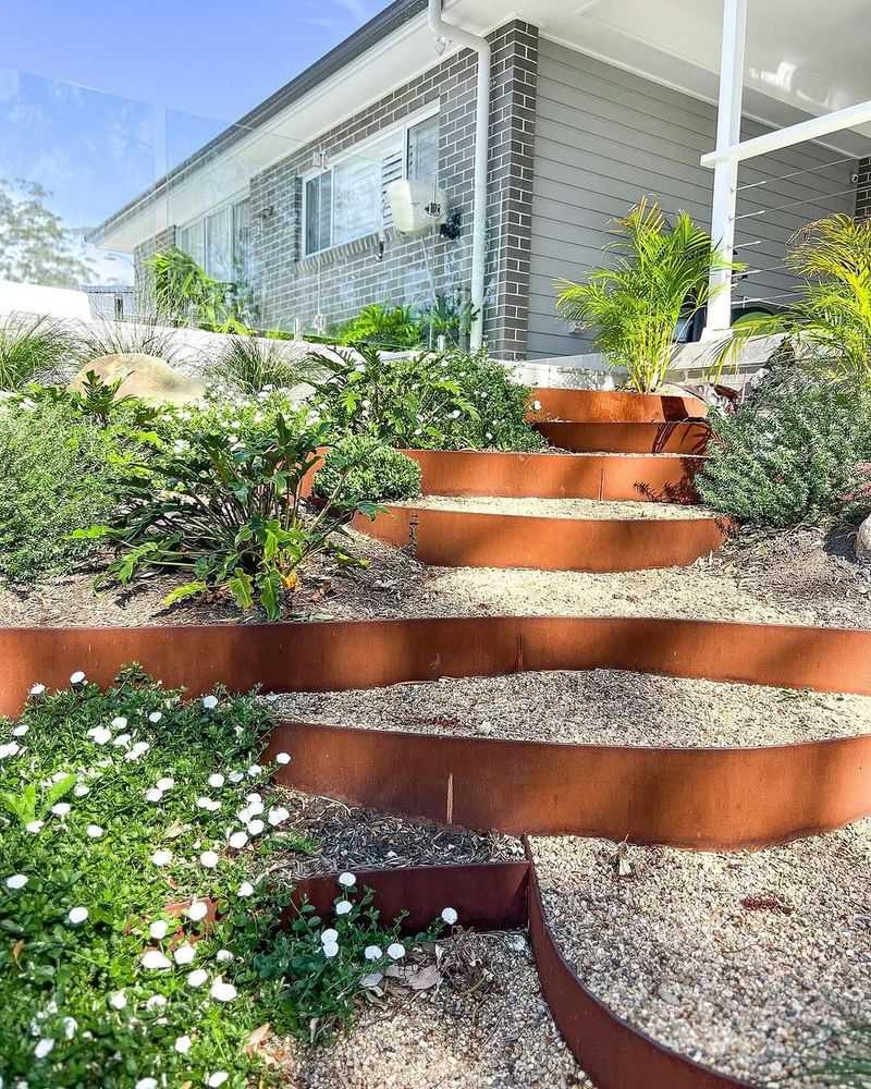 Corten Steel Pathway