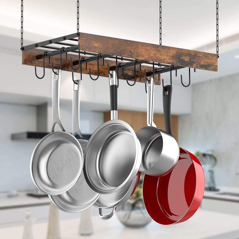 Low-Hanging Pot Racks