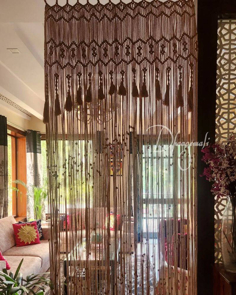 Macramé Curtain Divider