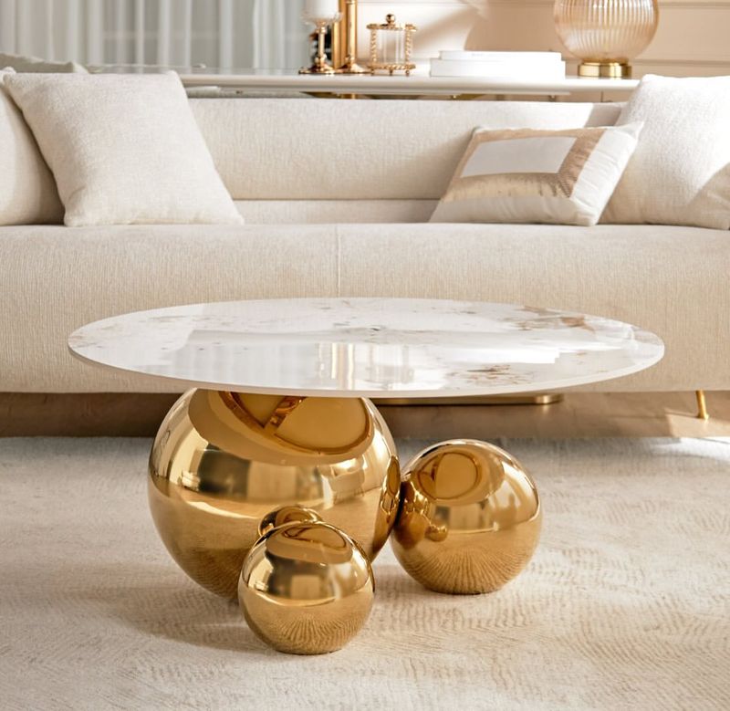 Marble Top Coffee Table