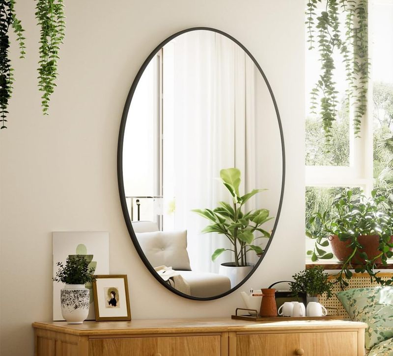 Metal Frame Wall Mirror