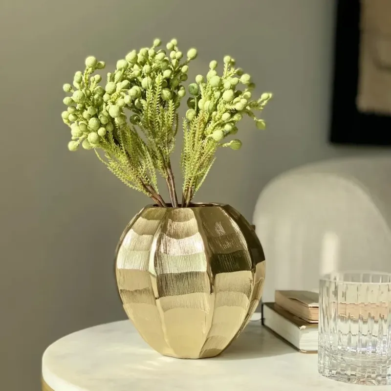 Metallic Vase