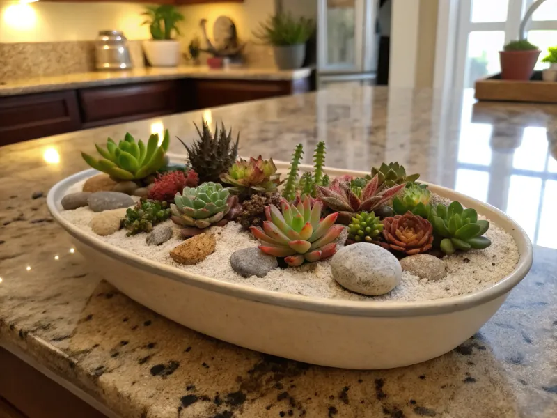 Miniature Succulent Garden