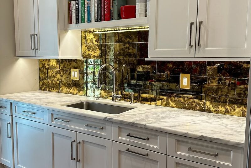 Mirrored Backsplash