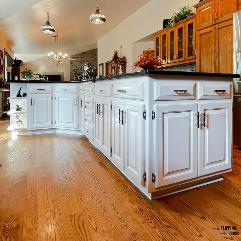 Mismatched Cabinets