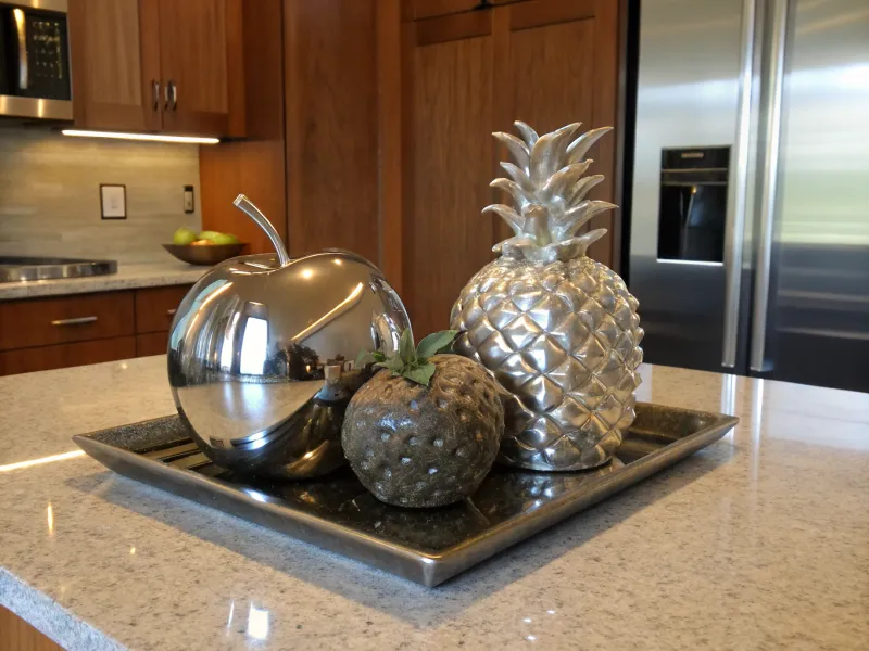 Modern Fruit Sculpture