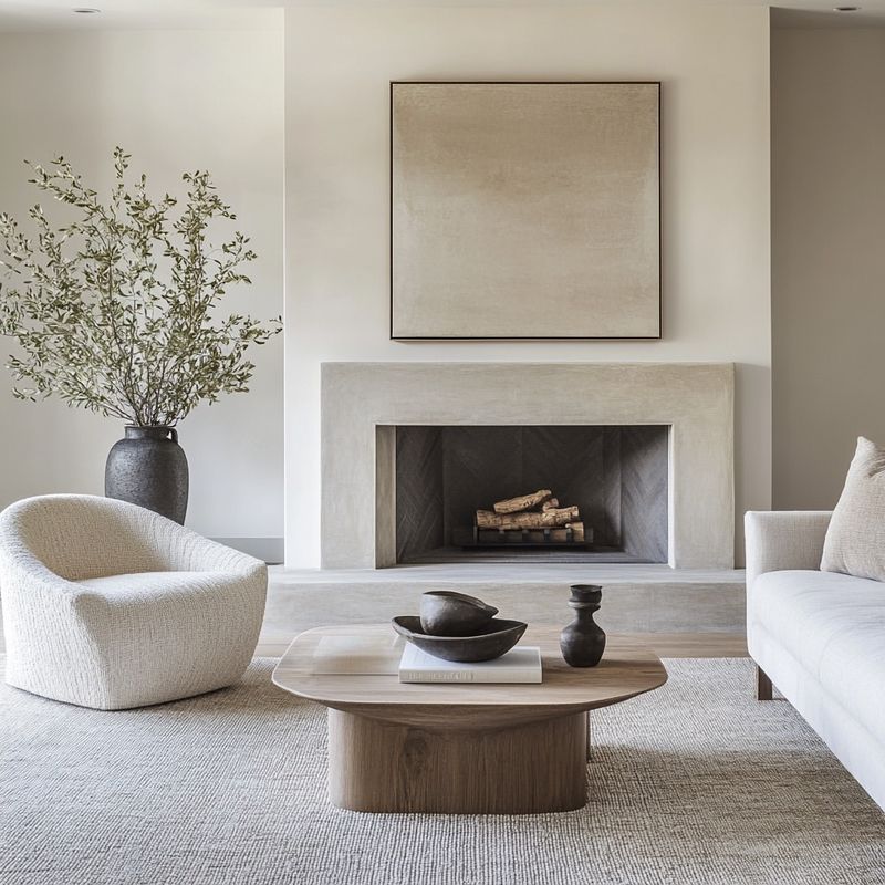 Modern Minimalist Fireplace