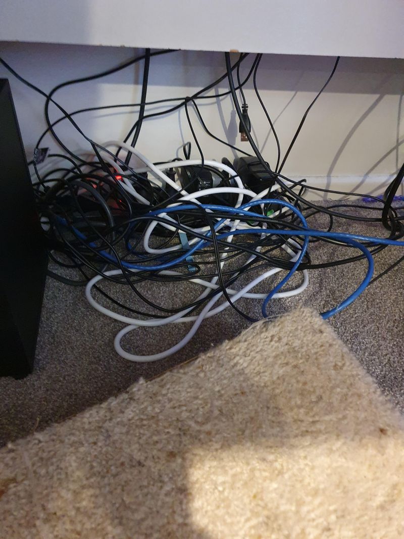 Obvious Cable Clutter