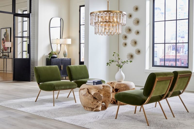 Olive Green Accent Chairs