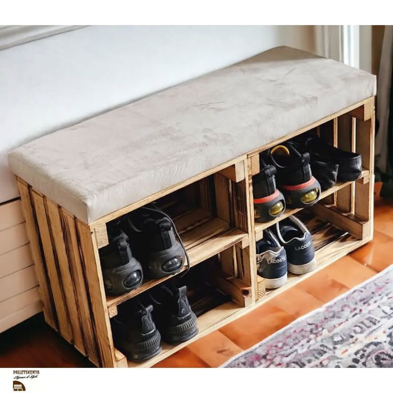 Pallet Shoe Rack