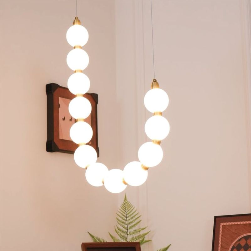 Pearl White Pendant Light