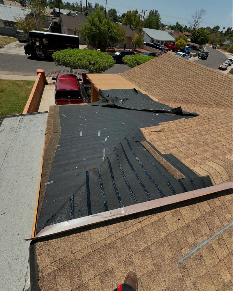 Peeling Roof Shingles