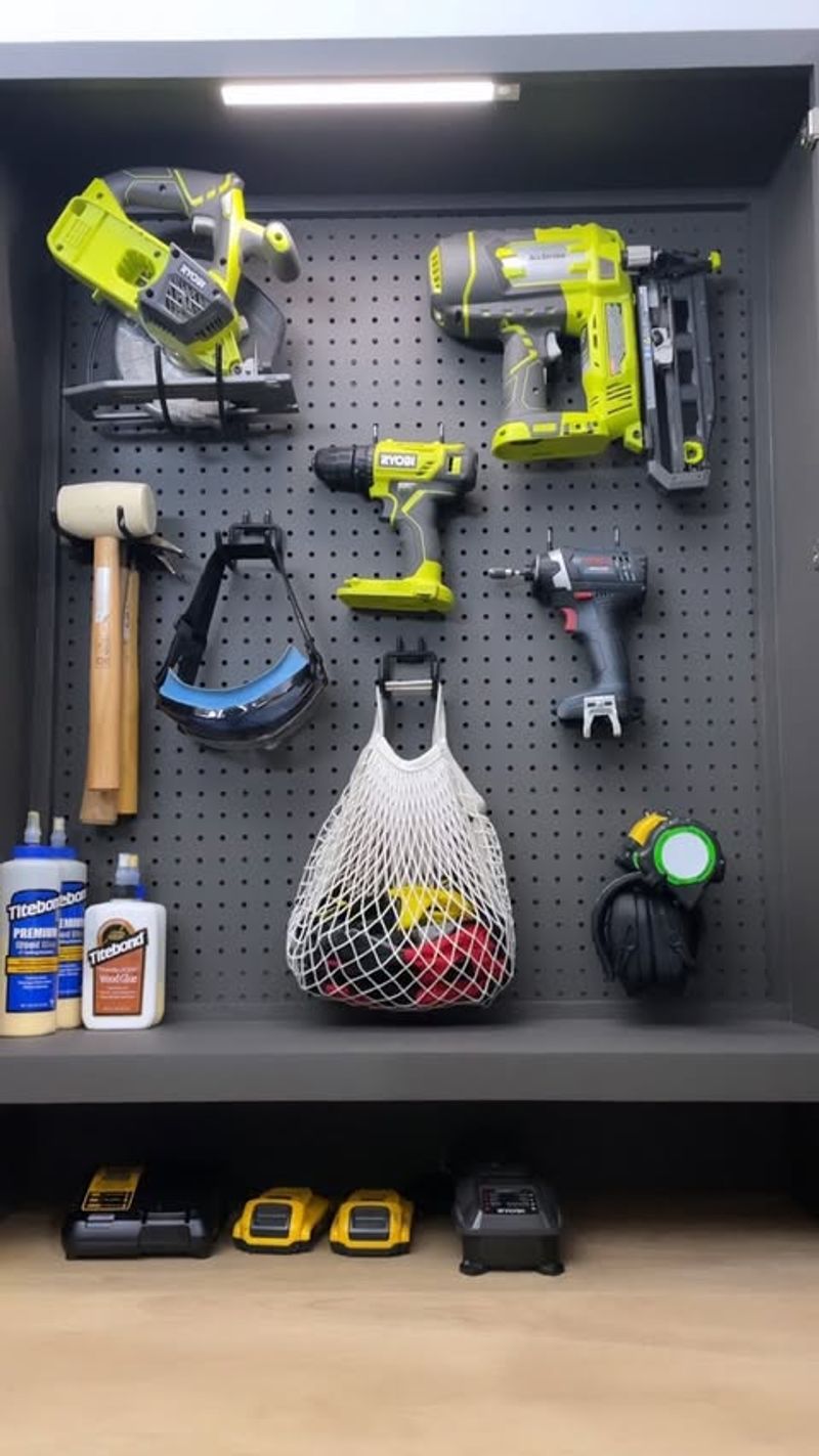 Pegboard Tool Organizer