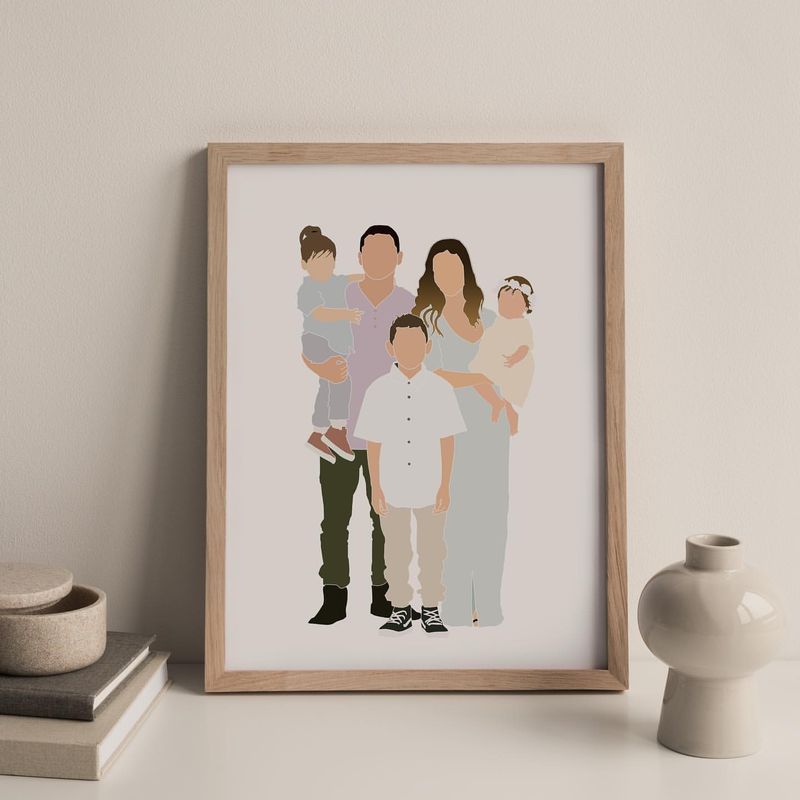 Personalized Family Portrait