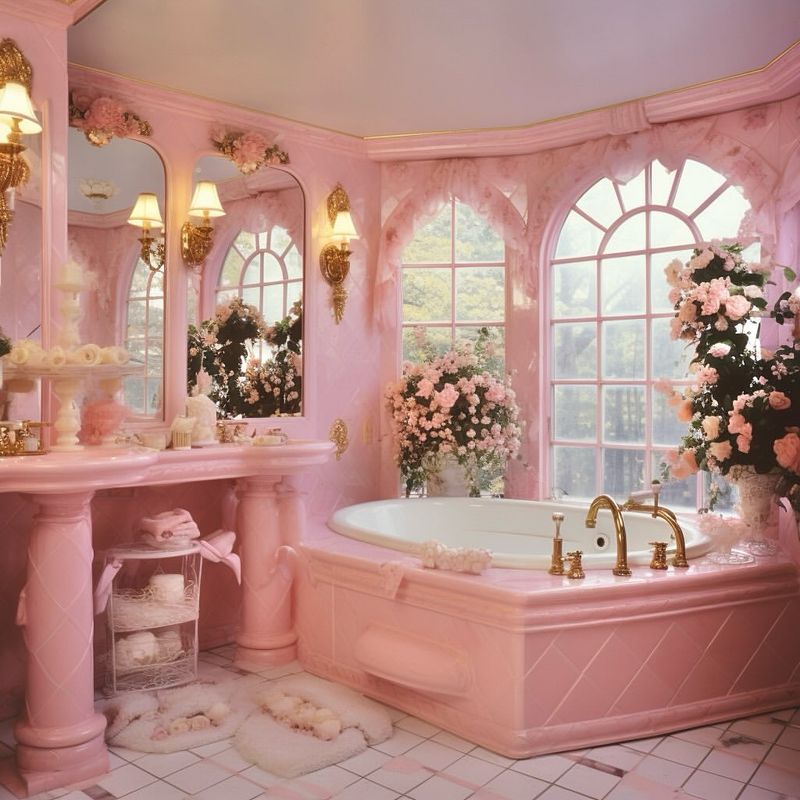 Pink Bathrooms