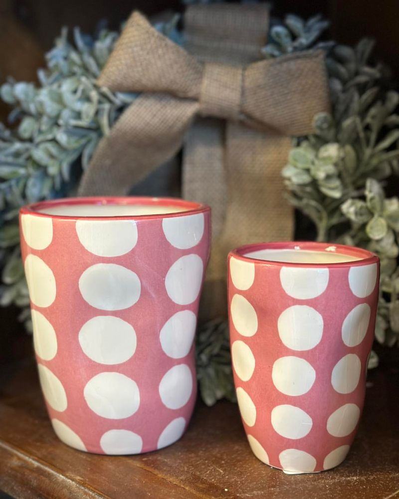 Pink Polka Dot Decor