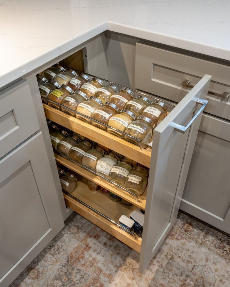 Pull-Out Spice Rack