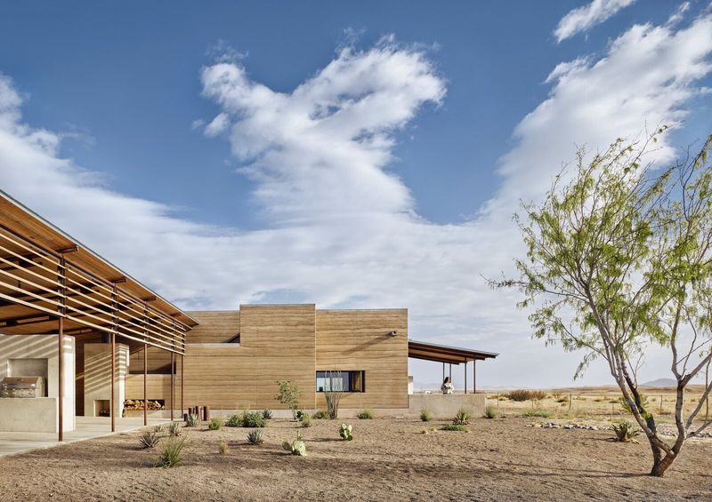 Rammed Earth House, Marfa, Texas