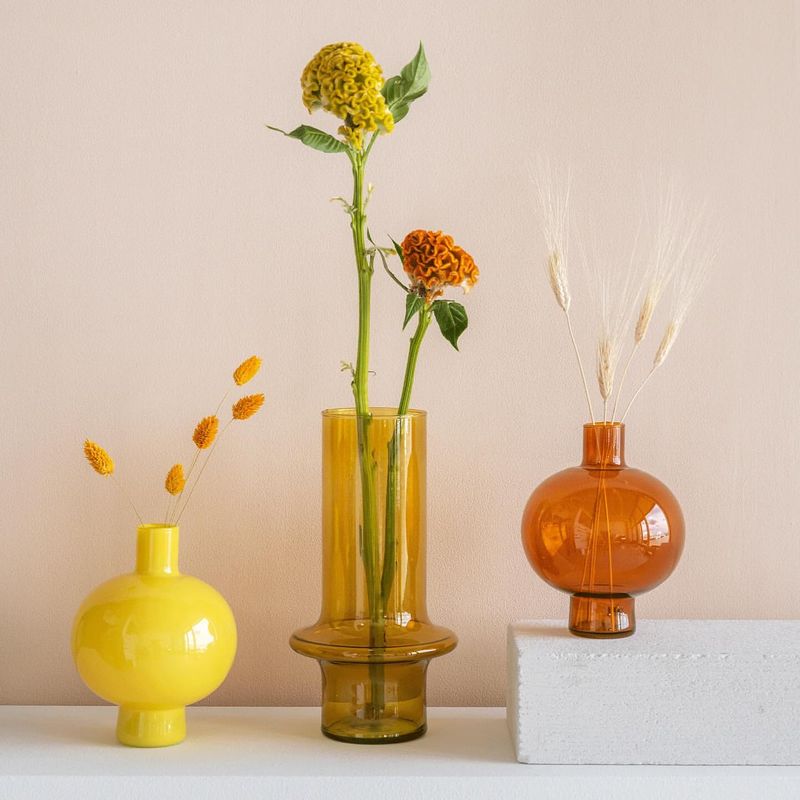 Recycled Glass Vases