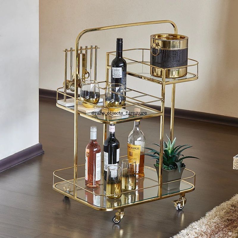 Retro Bar Cart