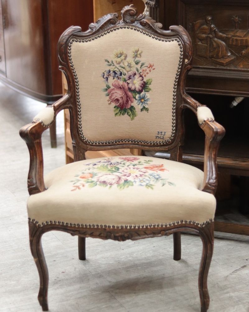 Rococo Style Armchair