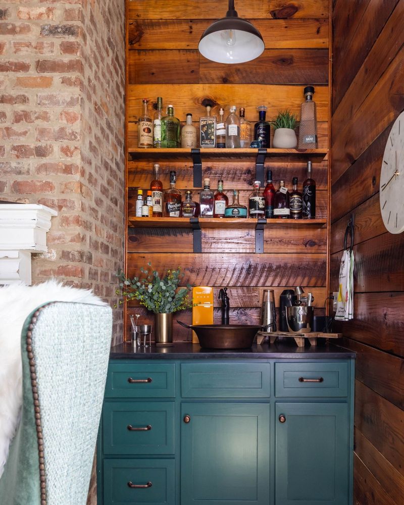 Rustic Home Bar