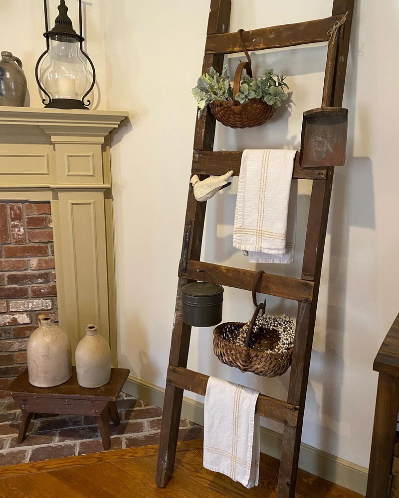 Rustic Ladder Display