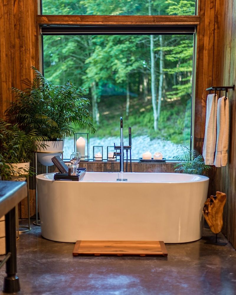 Rustic Spa Bathroom