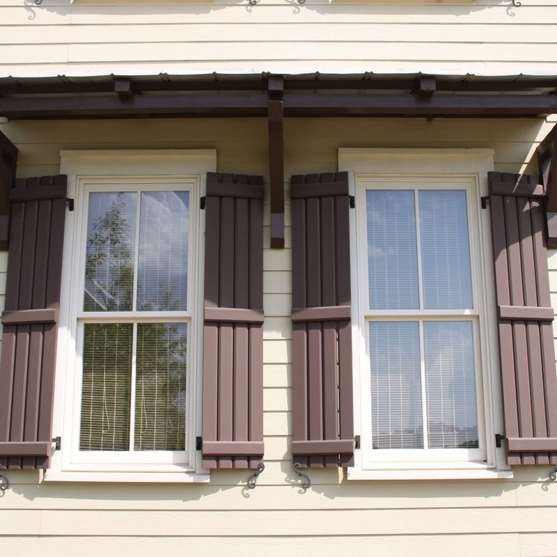 Rustic Window Shutters