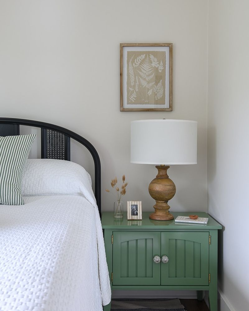 Sage Green Nightstand