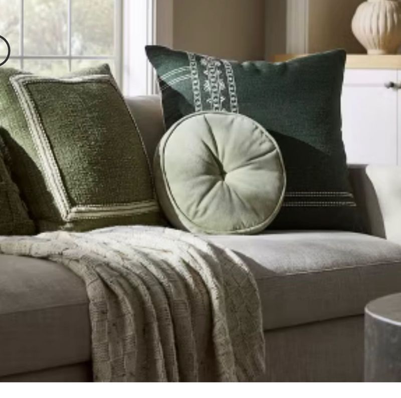 Sage Green Throw Pillows