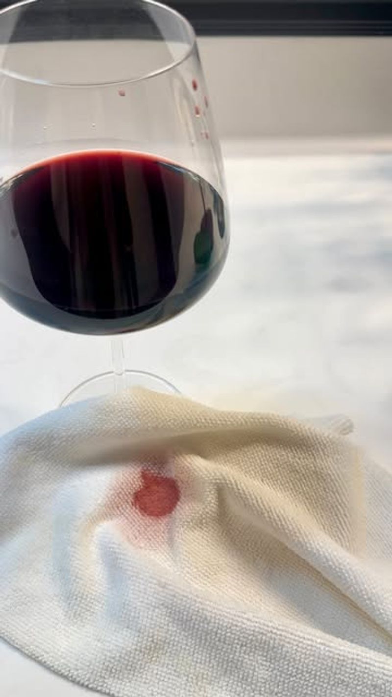 Salt for Red Wine Spills