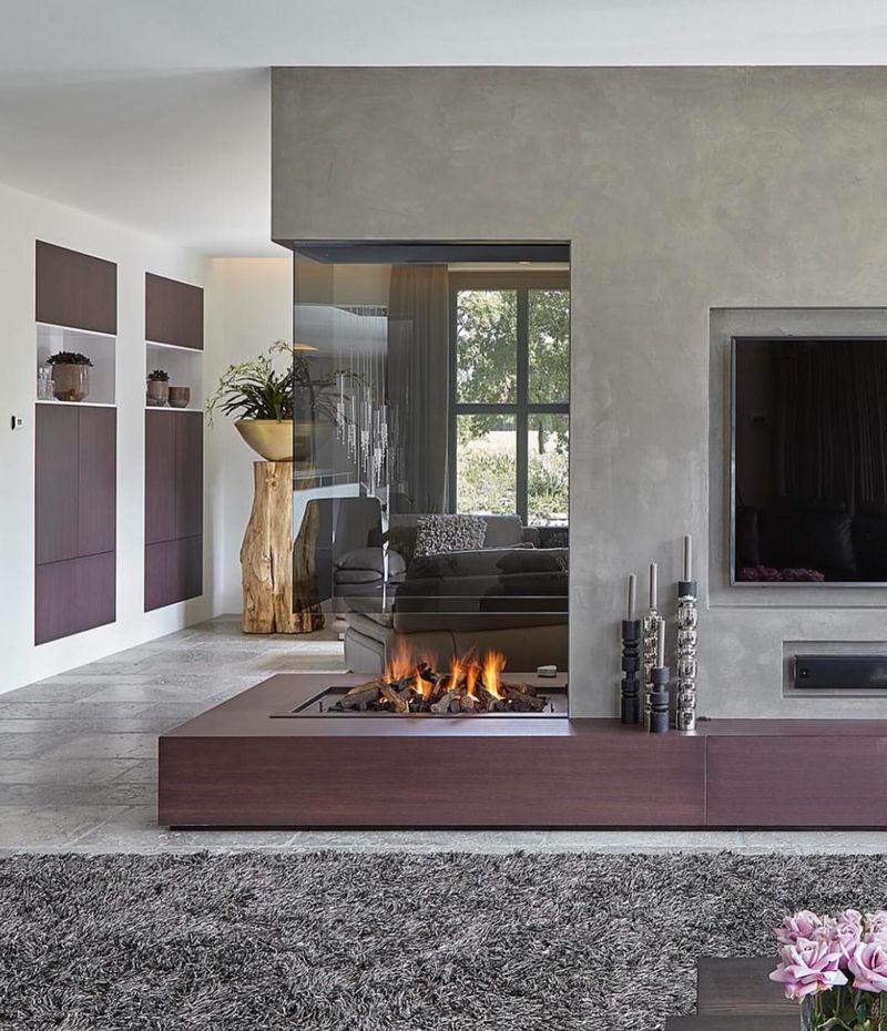 See-Through Fireplace