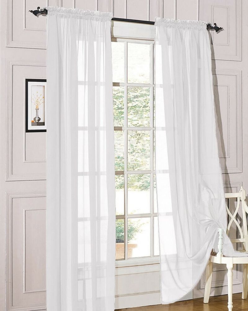 Sheer Window Curtains