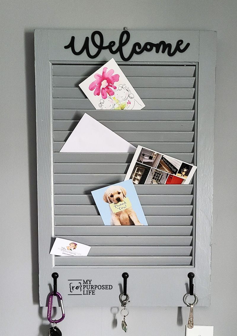 Shutter Wall Organizer